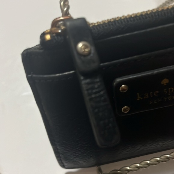 Amazon.com: kate spade new york Devin Saffiano Leather Zip  Kate Spade New York Small Zip Wallet & Card Holder, Black, Vintage